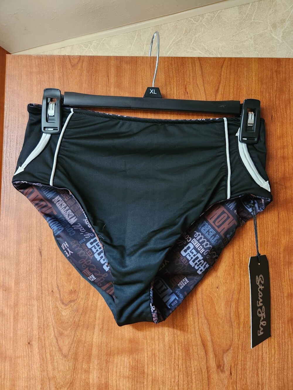 nwt 2 Fly Co western bikini bottom